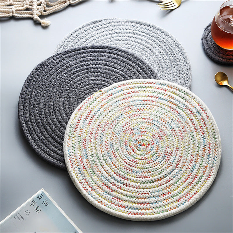Round Cotton Placemat Set of 4
