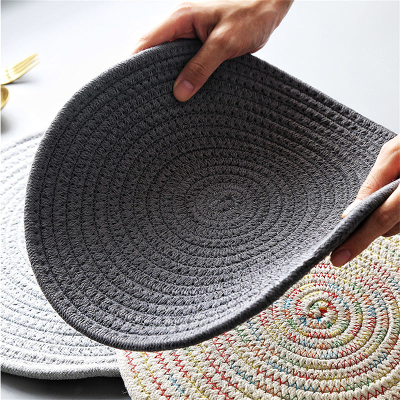 Round Cotton Placemat Set of 4