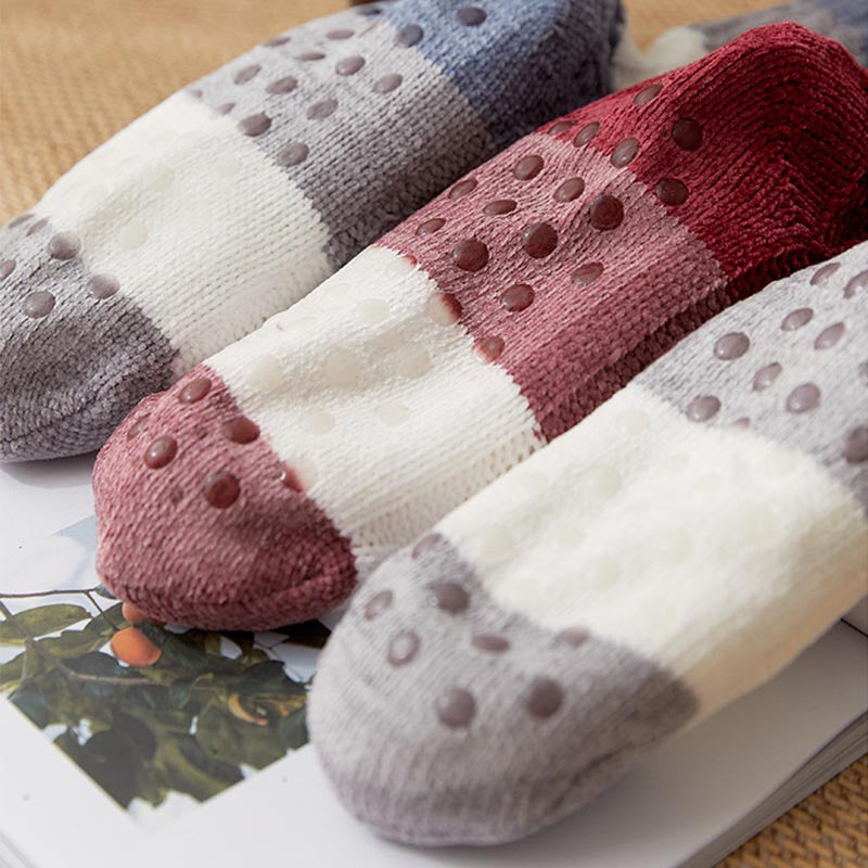 Women's Winter Fleece Thermal Fuzzy Slipper Socks