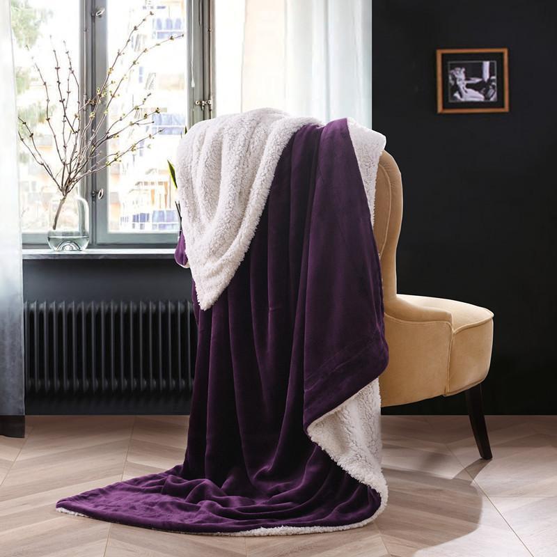 Sherpa Fleece Blanket,Warm Microfiber Throws