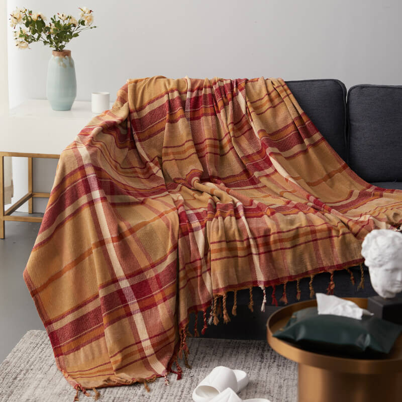 Chenille Jacquard Sofa Throw Cover