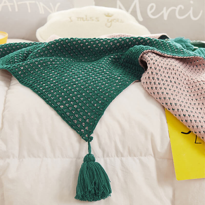 Comfortable Keep Warm Cellular Blankets for Adults
