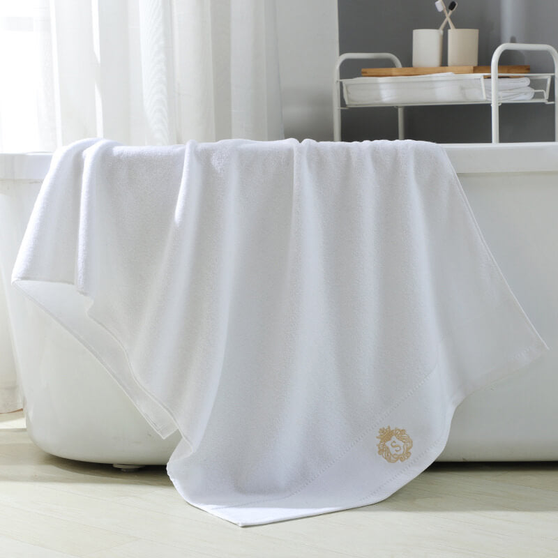 2Pcs Luxury Cotton Super Soft Bath Towel 400GSM