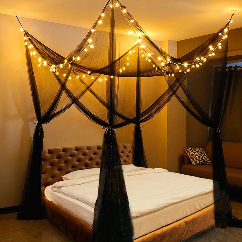 4 Corners Bed Canopy Mosquito Net
