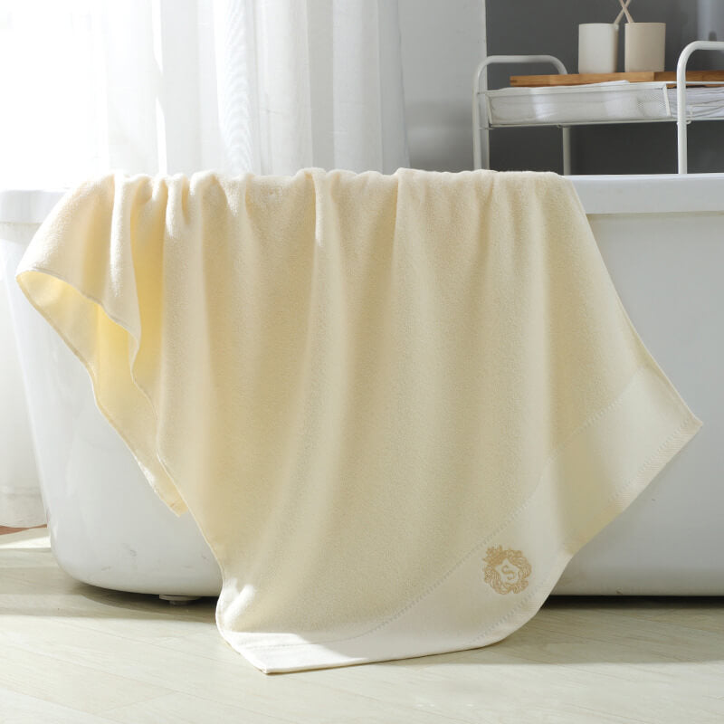 2Pcs Luxury Cotton Super Soft Bath Towel 400GSM