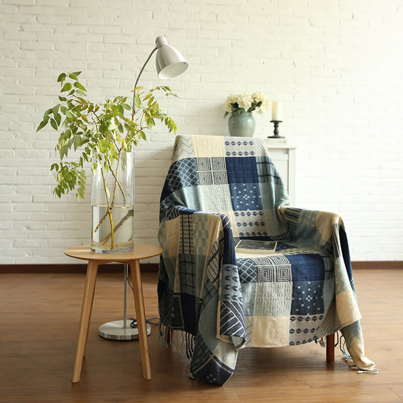 Chenille Jacquard Sofa Throw Cover