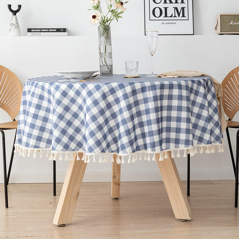 Waterproof Wipeable Round Tablecloths