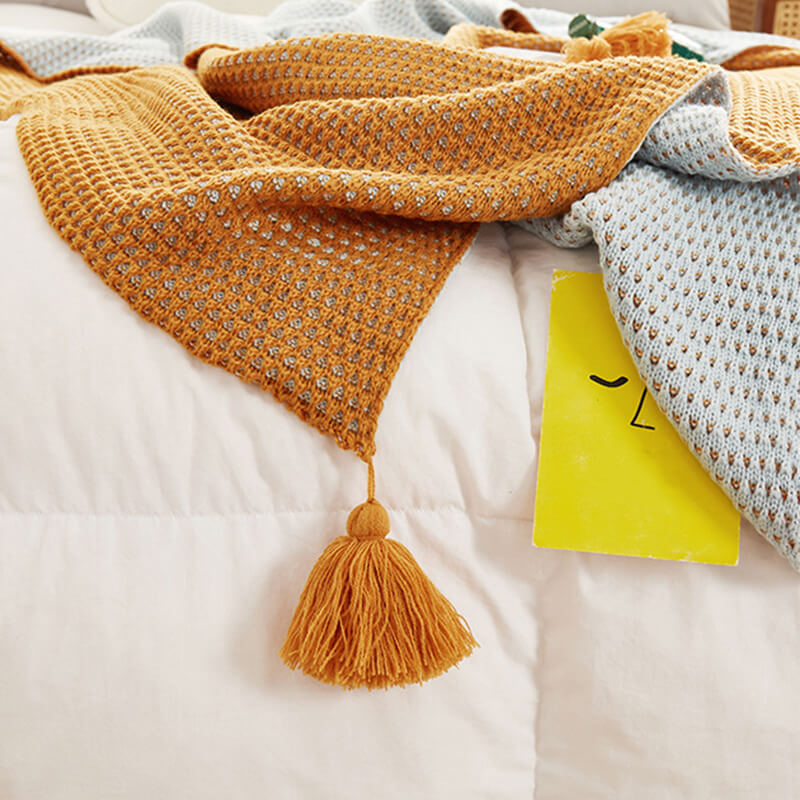 Comfortable Keep Warm Cellular Blankets for Adults