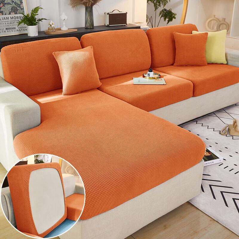 High Stretch Jacquard Sofa Cushion Covers