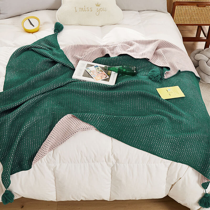 Comfortable Keep Warm Cellular Blankets for Adults