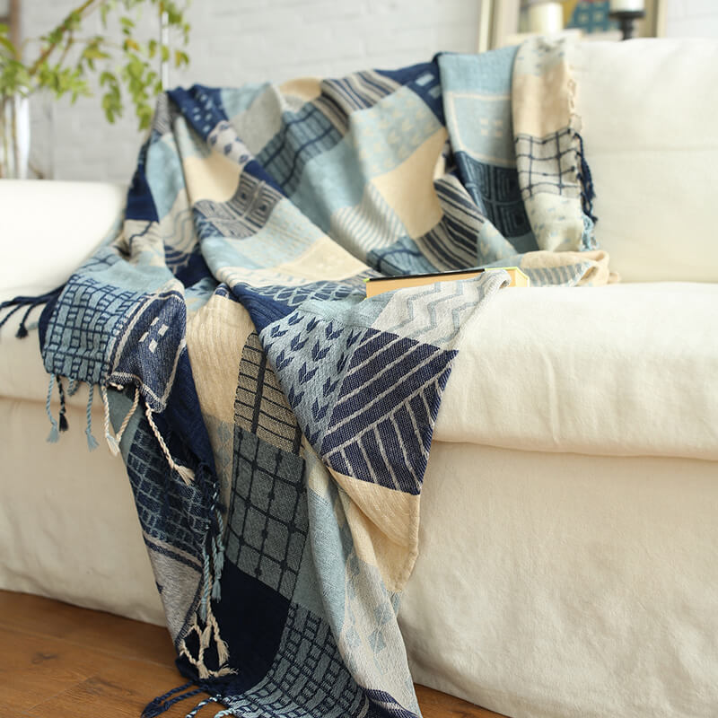 Chenille Jacquard Sofa Throw Cover