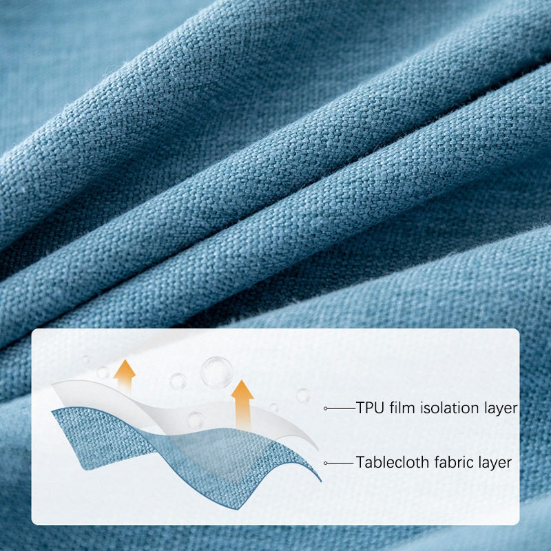 Waterproof Wipeable Round Tablecloths