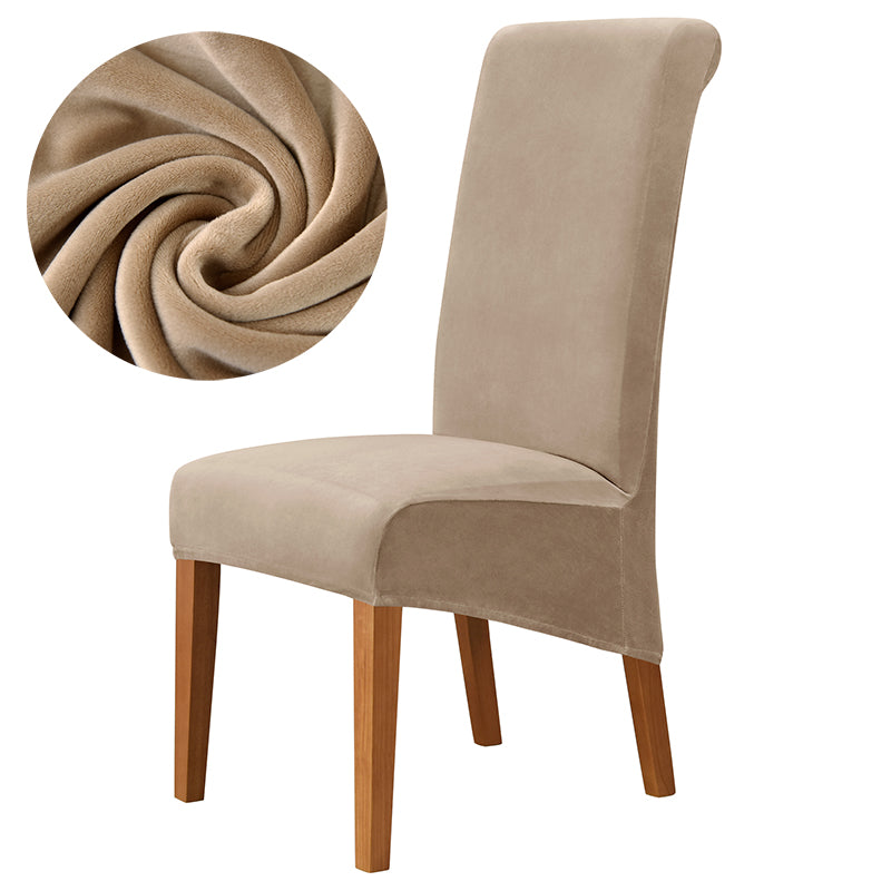 Super Soft Velvet XL Size Kitchen Dining Chair Covers