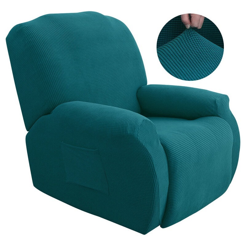 1/2/3/4 Seater Knitted Jacquard Recliner Chair Covers