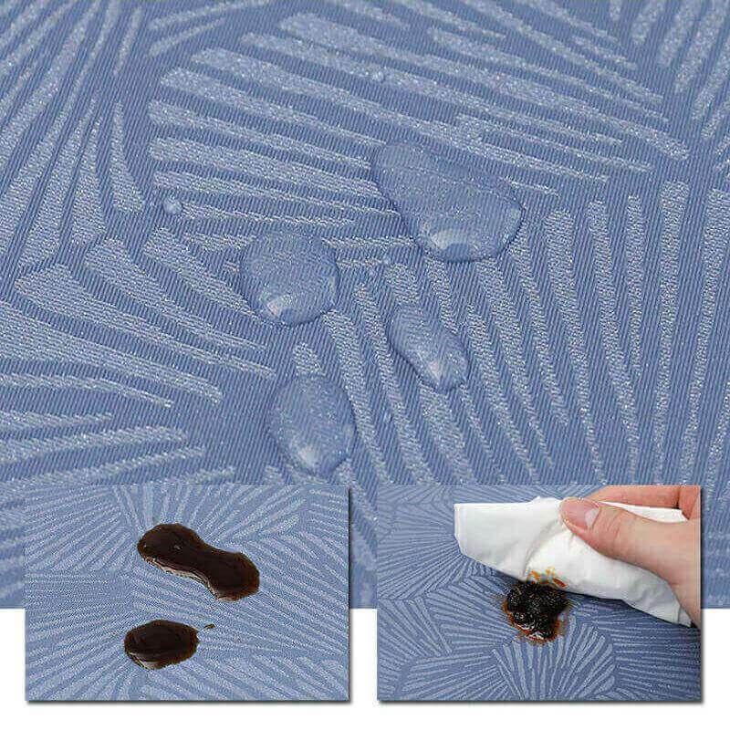 Jacquard Waterproof & Oilproof Oilcloth Tablecloth