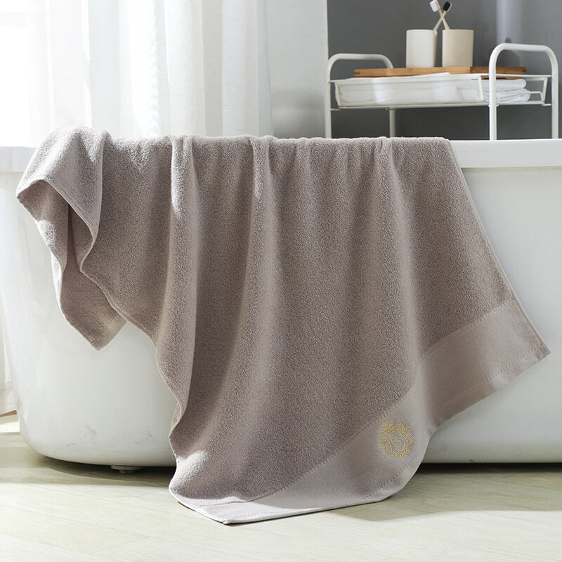 2Pcs Luxury Cotton Super Soft Bath Towel 400GSM