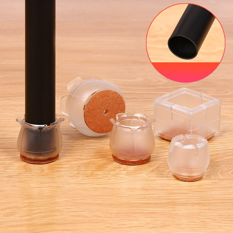 24Pcs Silicone Chair Leg Floor Protectors