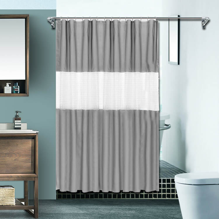 PEVA Fabric Shower Curtain