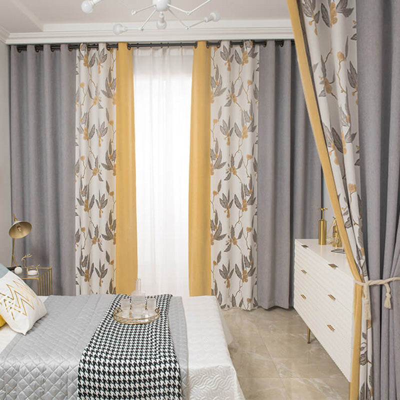Jacquard Blackout Curtains for Bedroom