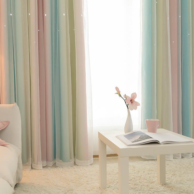 Star Curtains for Girls Bedroom