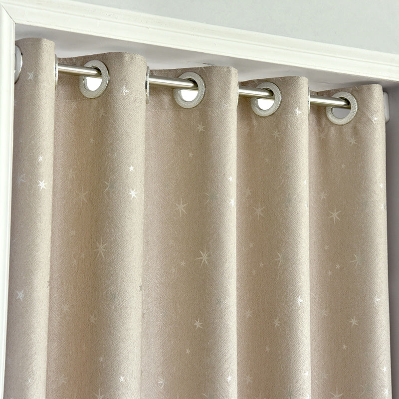 Punch-Free Blackout Door Curtain Stylish Simplicity