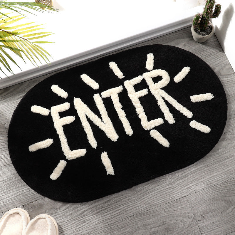 Bath Rug Bathroom Toilet Mat Non-Slip Design