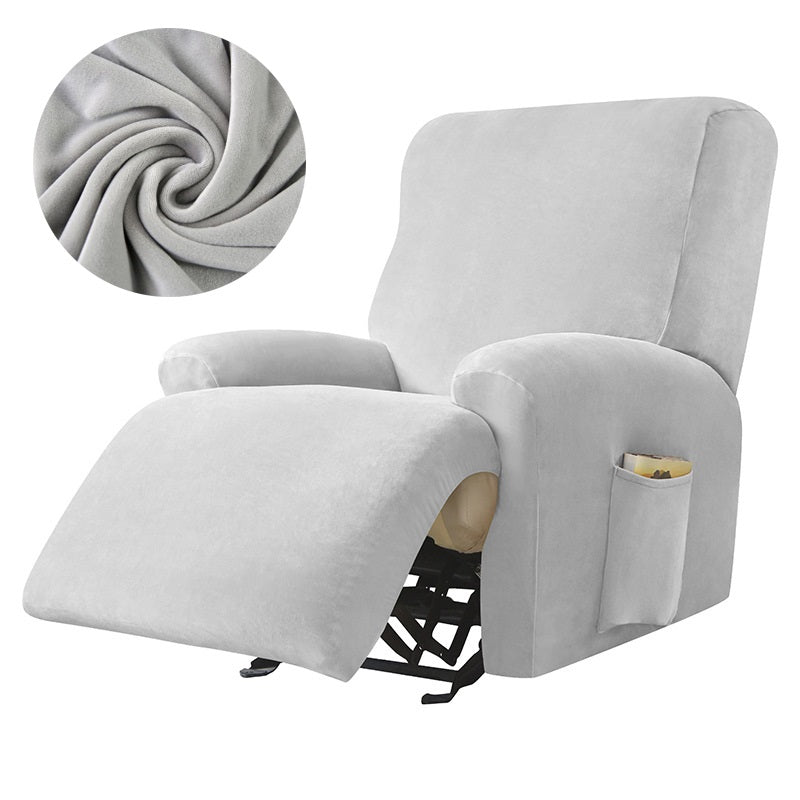 Stretch Velvet Recliner Chair Covers