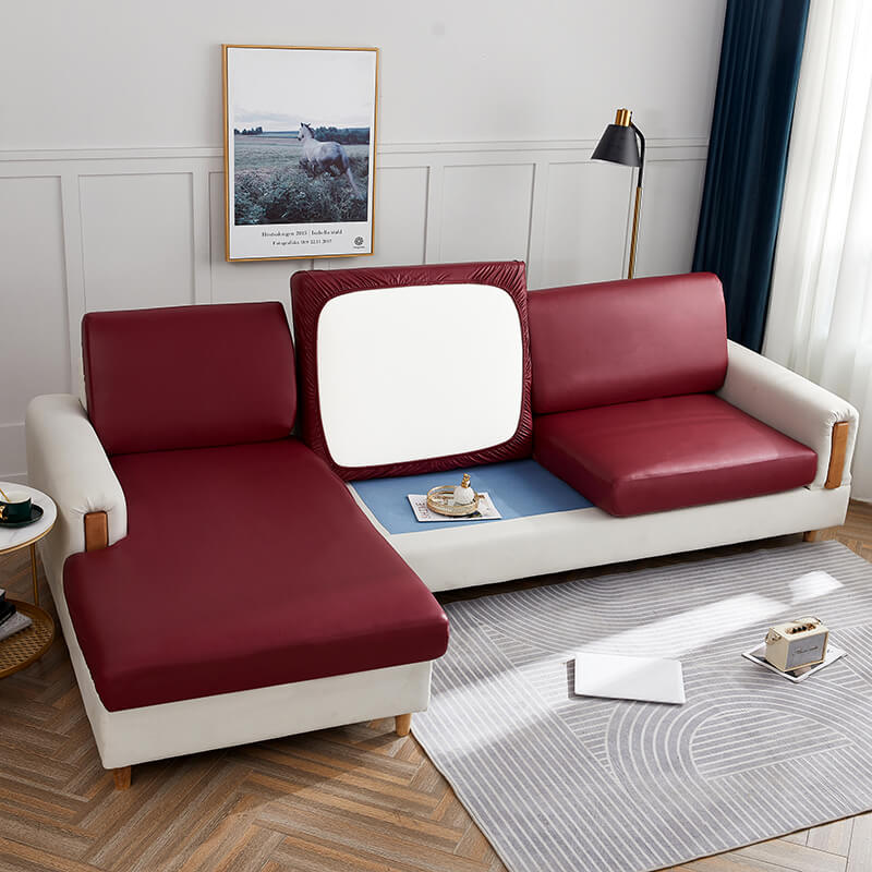 Waterproof PU Leather Sofa Cushion Covers