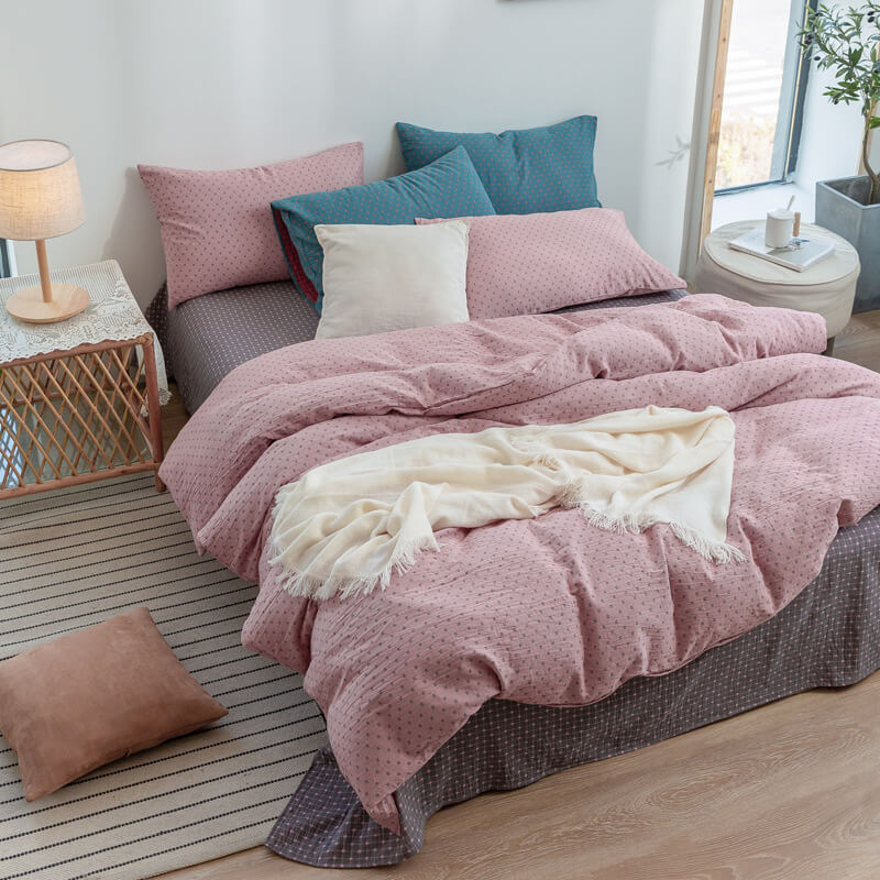 Cotton Yarn Dyed  Duvet Cover Set