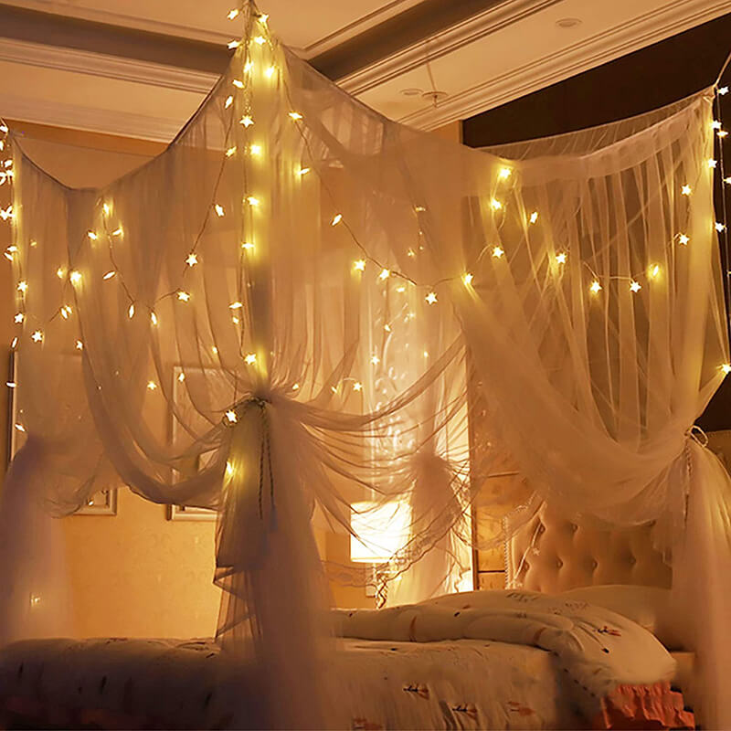 4 Corners Bed Canopy Mosquito Net