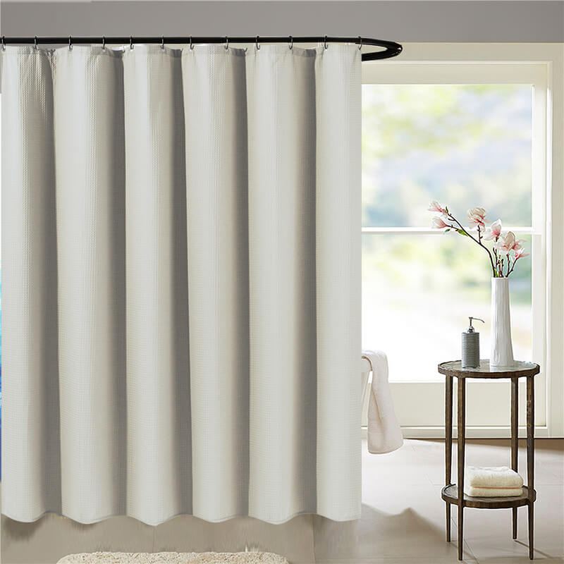Waffle Weave Shower Curtains