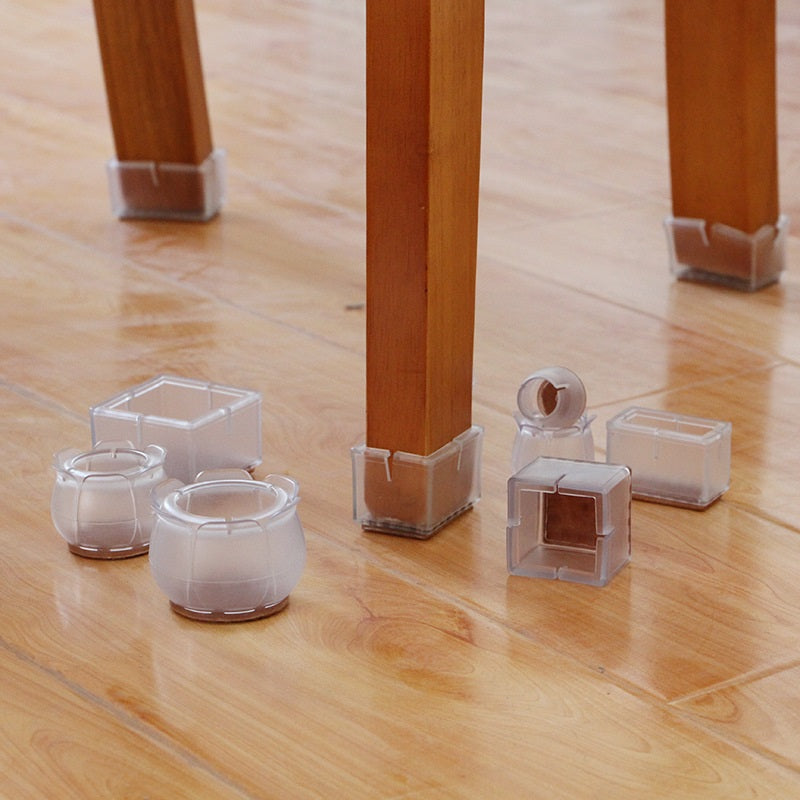 24Pcs Silicone Chair Leg Floor Protectors