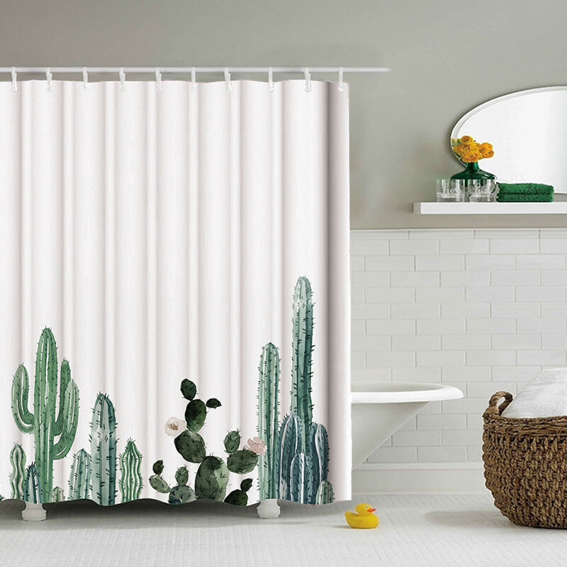 Floral Shower Curtains with Hook