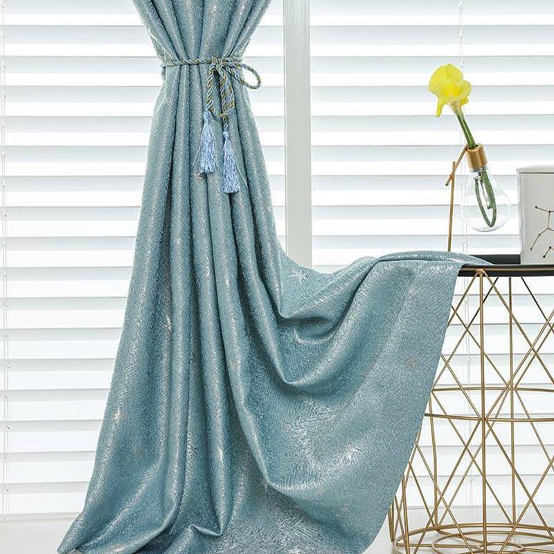 Punch-Free Blackout Door Curtain Stylish Simplicity
