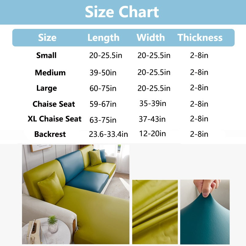 Waterproof PU Leather Sofa Cushion Covers