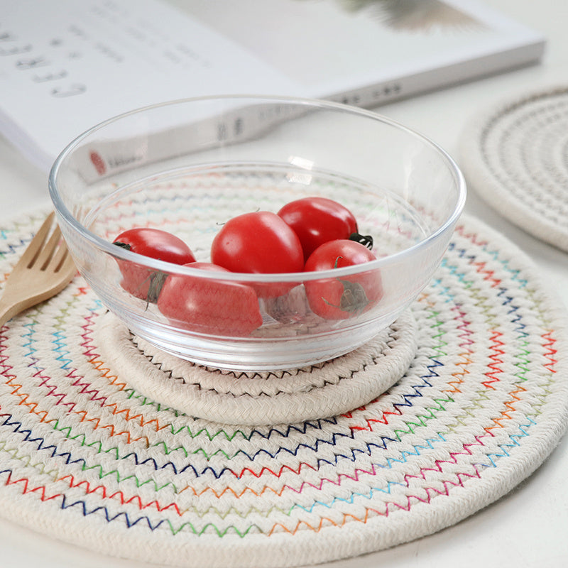 Round Cotton Placemat Set of 4