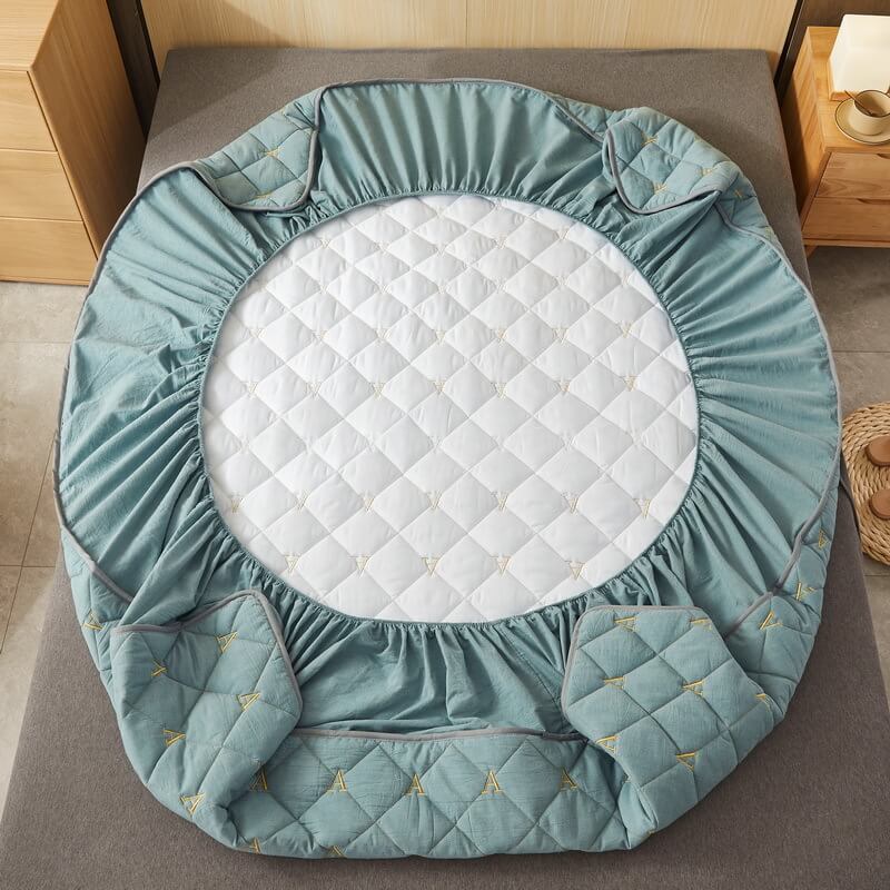 3 Pcs Thicken Bed Sheet Set with Pillowcase