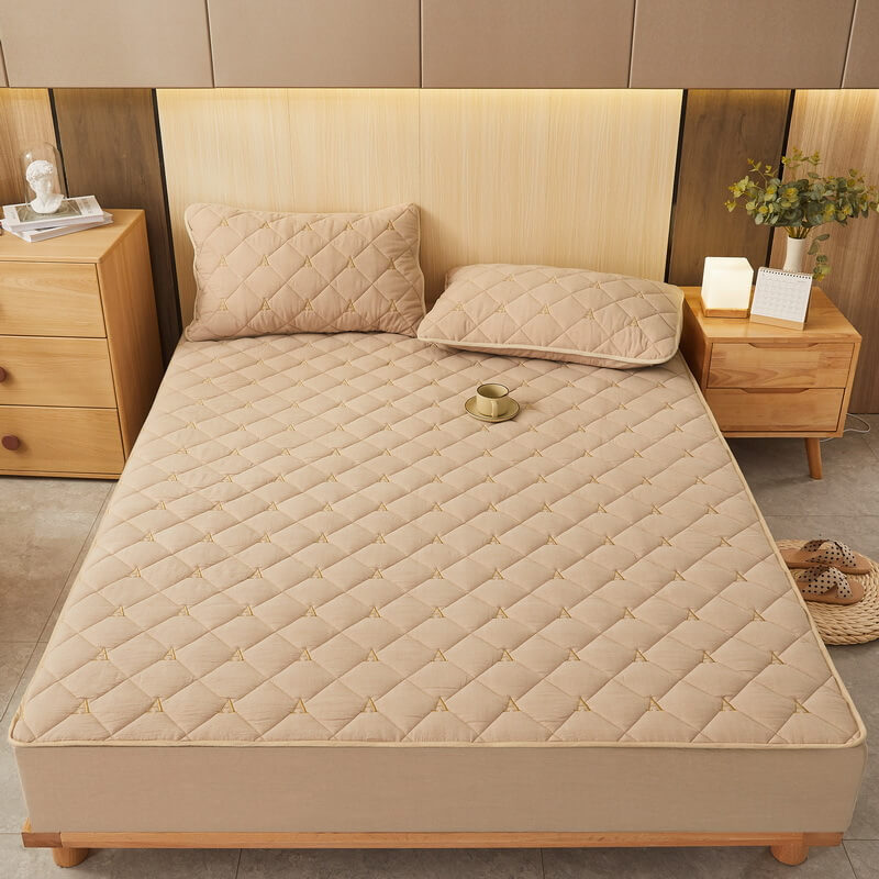 3 Pcs Thicken Bed Sheet Set with Pillowcase