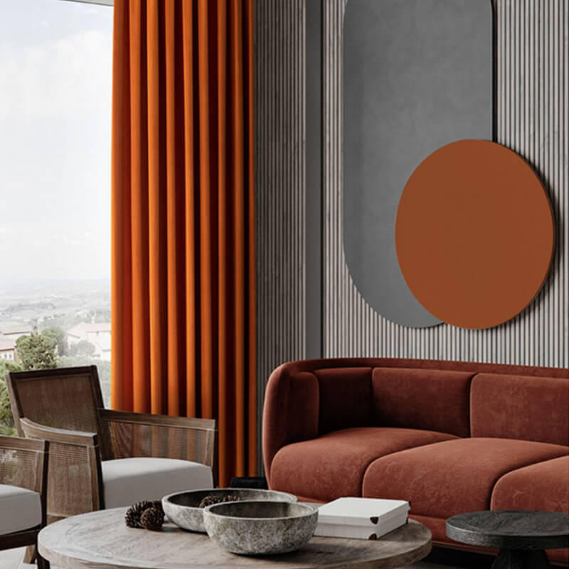 Soft Heavy Velvet Curtain Panel Drapes