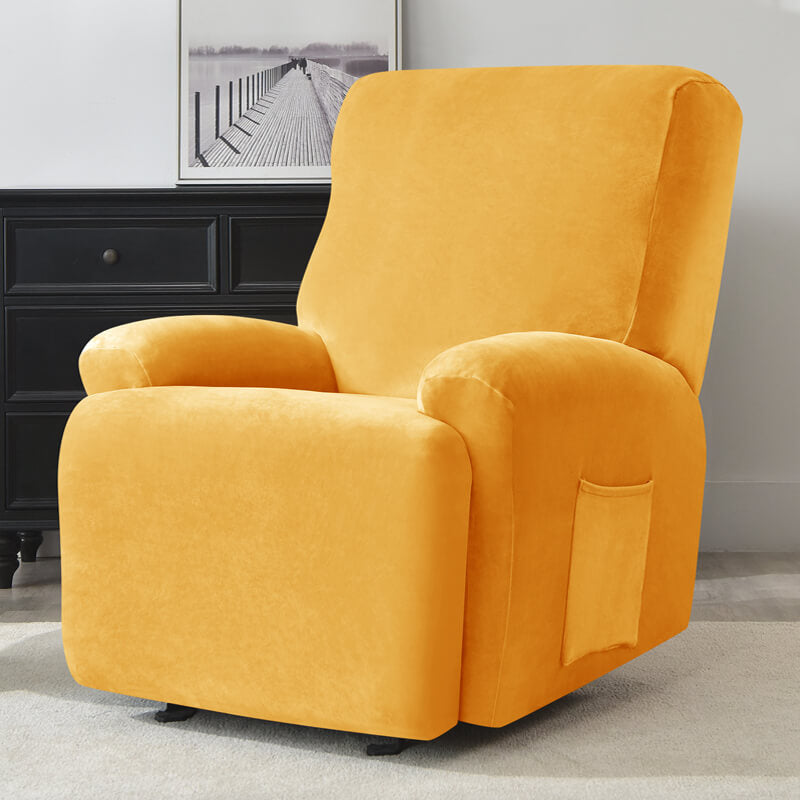 Stretch Velvet Recliner Chair Covers
