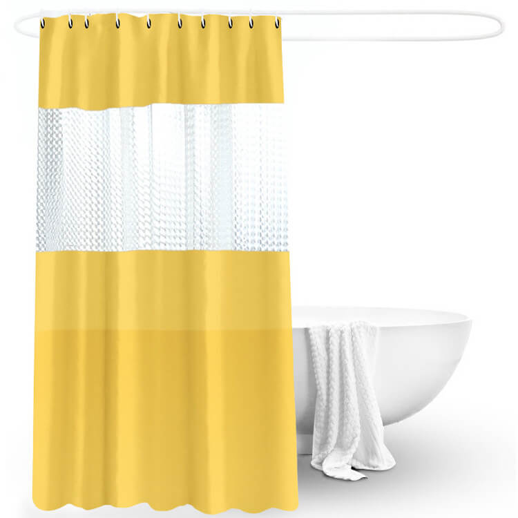 PEVA Fabric Shower Curtain