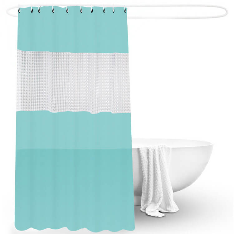 PEVA Fabric Shower Curtain