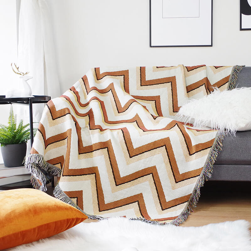 Bohemian Throw Blankets with Tassels