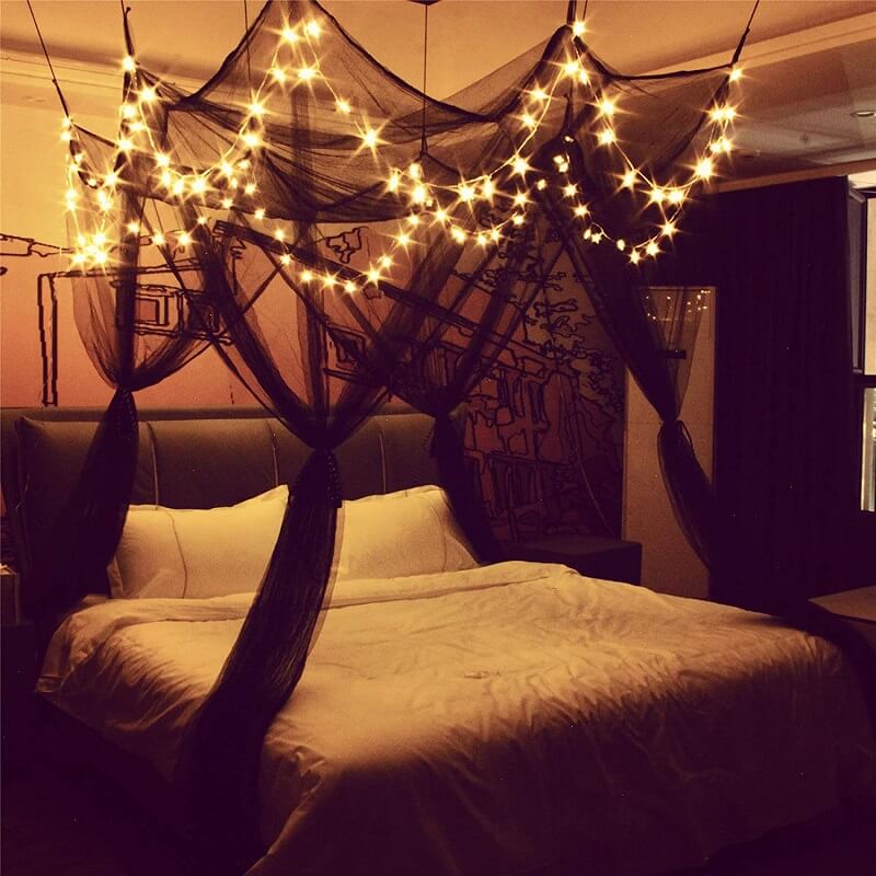 4 Corners Bed Canopy Mosquito Net