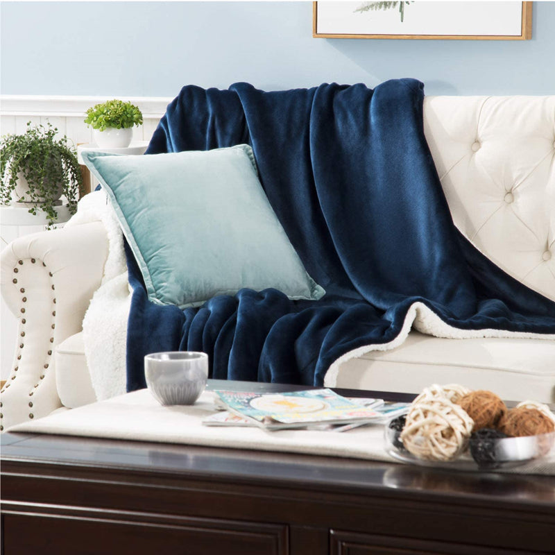 Sherpa Fleece Blanket,Warm Microfiber Throws