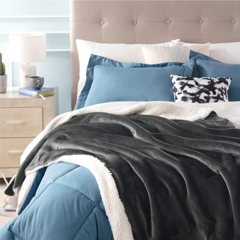 Sherpa Fleece Blanket,Warm Microfiber Throws