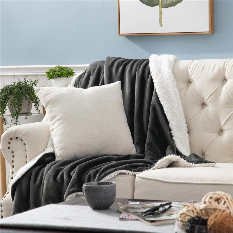 Sherpa Fleece Blanket,Warm Microfiber Throws