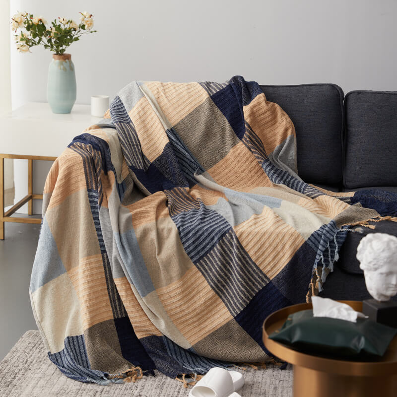 Chenille Jacquard Sofa Throw Cover
