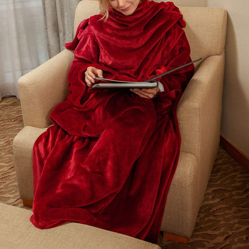 Over-Size Wearable Throw Blanket Winter