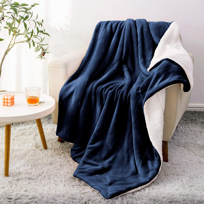 Sherpa Fleece Blanket,Warm Microfiber Throws